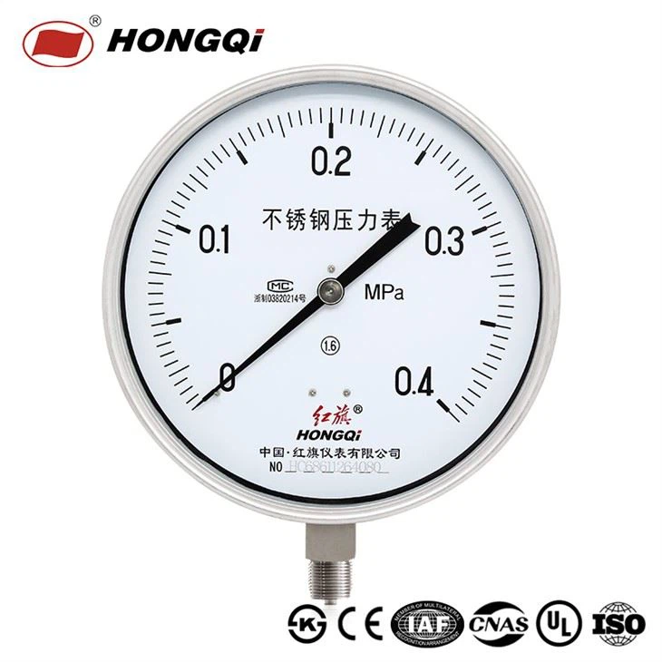 All Stainless Steel Oil Filled Pressure Gauge