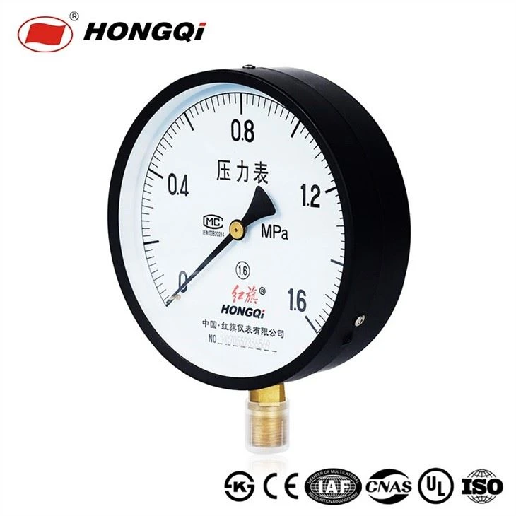 Analog Dial Pressure Gauge With KPa, Kg/cm2, Psi, Bar Scale Units
